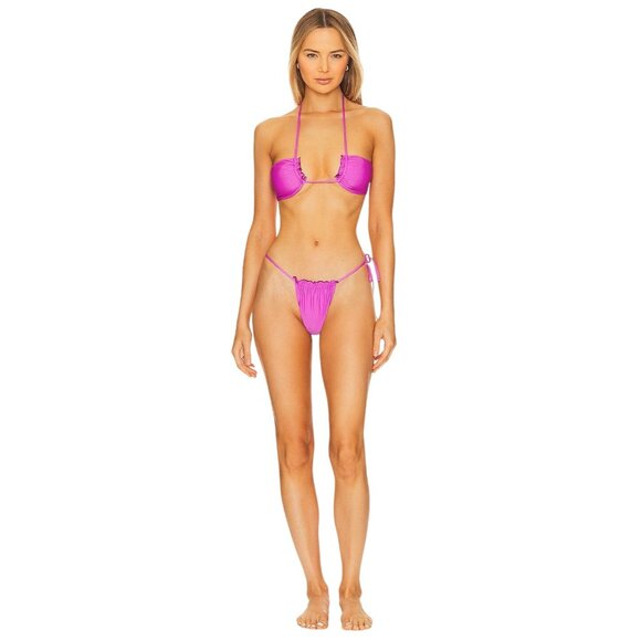 lovewave The Dundi Bikini Top in Purple Small New Womens Swimsuit - Picture 8 of 8